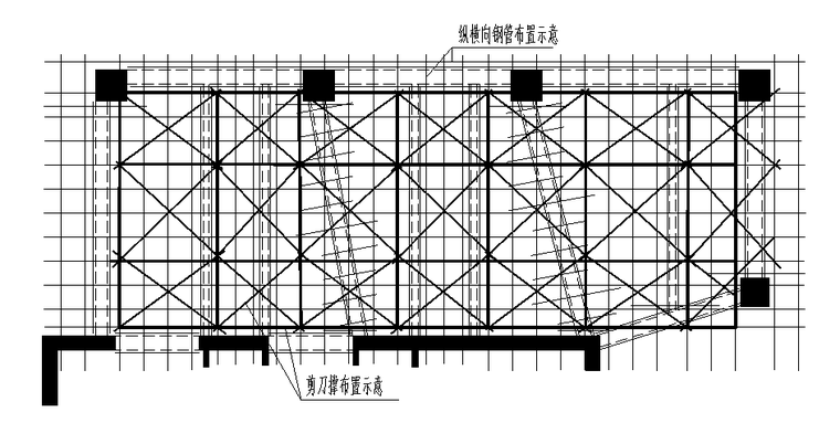 04 超高梁板支撑架搭设示意图