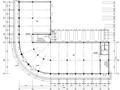 四层L型布置办公楼结构施工图（CAD含建筑）