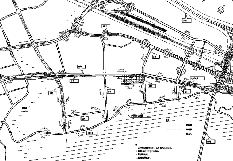 工业园区电力工程施工组织资料下载-双向四车道380m城市支路排水电力工程设计图