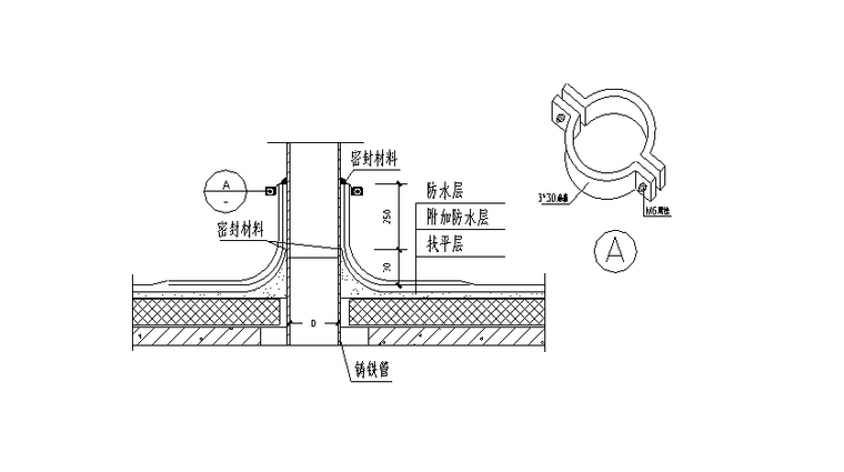 04 出屋面管道防水收口做法