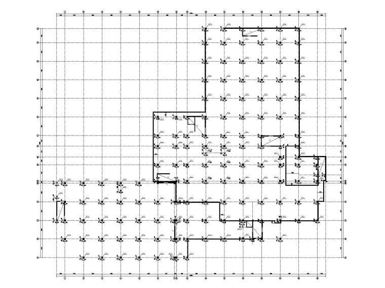 行政办公区景墙设计资料下载-[重庆]4层框架抗震墙结构教学楼结构施工图