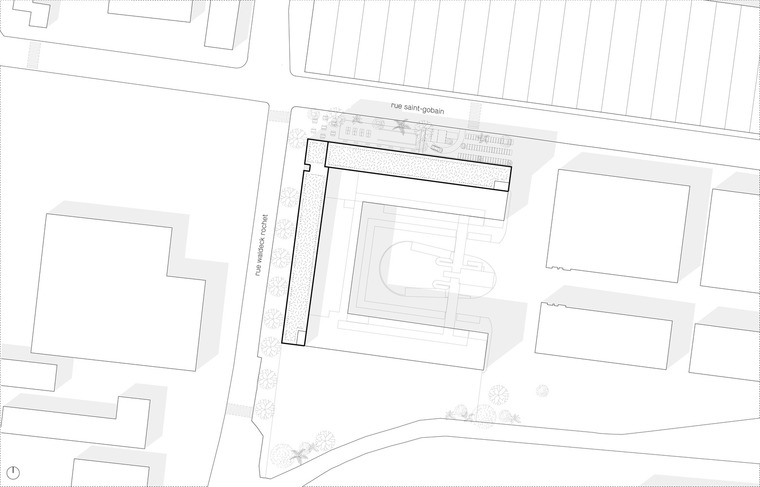 法国2en1学生宿舍-auber-plan-04-plan_masse