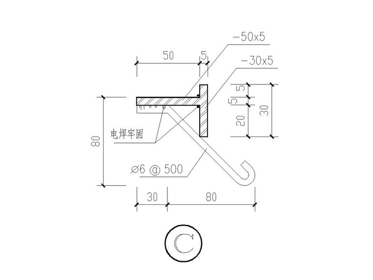 建筑图大样资料下载-别墅建筑变形缝大样图