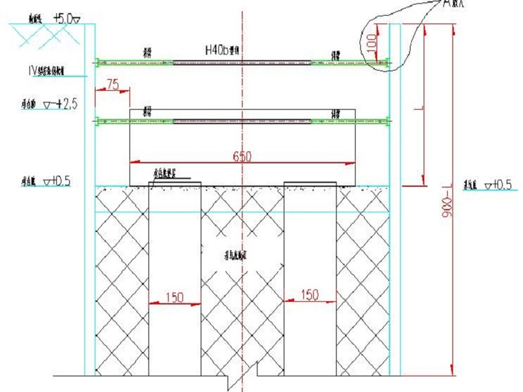 深基坑施工支撑资料下载-深基坑钢板桩支撑与稳定性验算施工方案