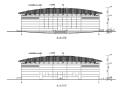 某风雨操场网架结构施工图（CAD含建筑图）