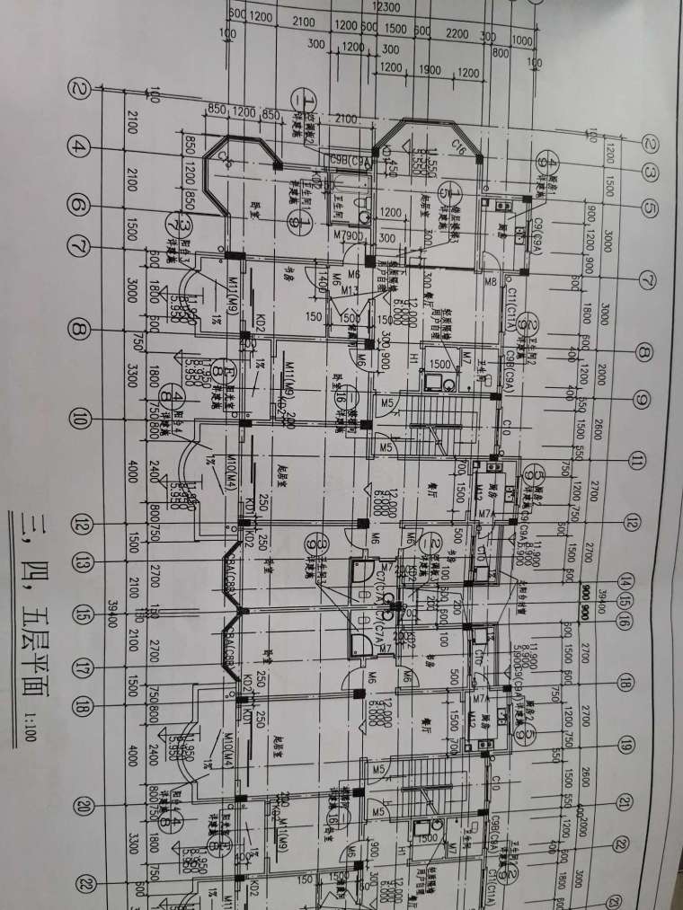 室内窗户模型资料下载-标准层图纸窗户出现两个编号识别的问题