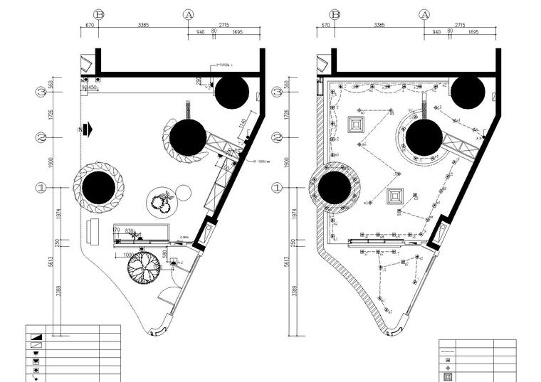 广州太古汇某花店商店施工图_效果图-商业空间装修-筑龙室内设计绿吵