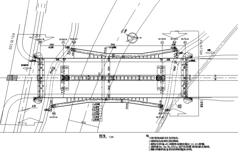 桥面平面设计图资料下载-[长沙]50km/h城市主干路桥梁工程施工图设计