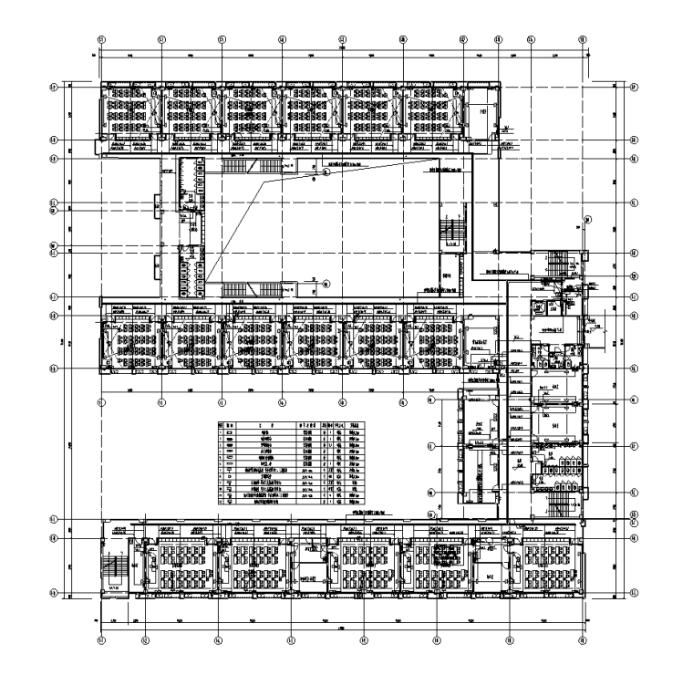 深圳某中学新建校园工程水暖电及人防施工图-宿舍楼配电平面图