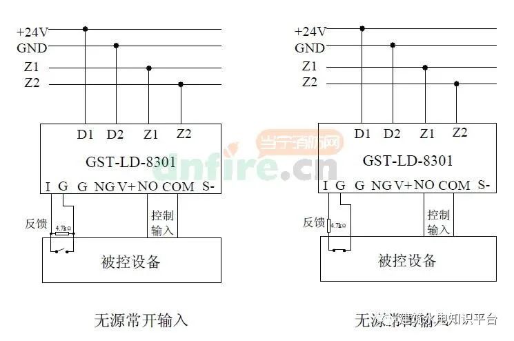 皮带机烟雾保护接线图图片