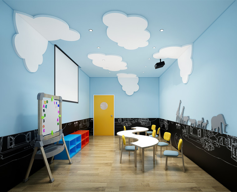 英语培训中心绘本馆幼龄2教室(11)