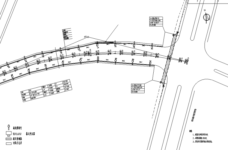 6车道平面资料下载-[贵州]城市外环双向6车道照明工程设计图