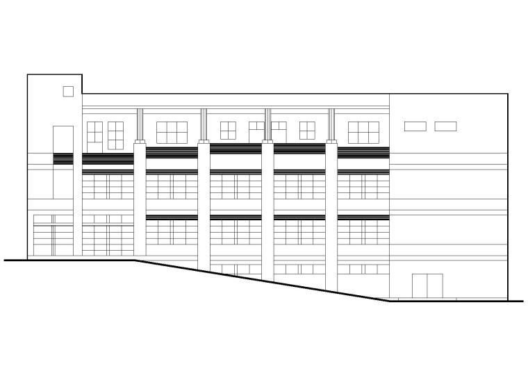 重庆农贸市场建筑施工图资料下载-一键下载_10套食堂设计建筑施工图