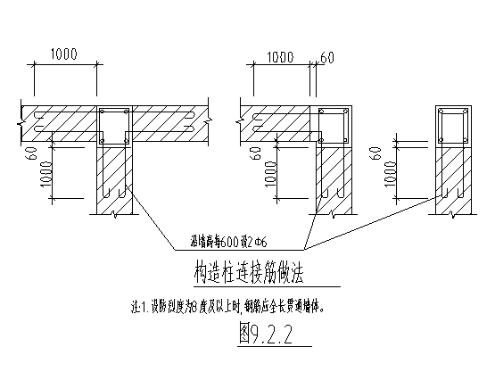 構造柱連接筋做法
