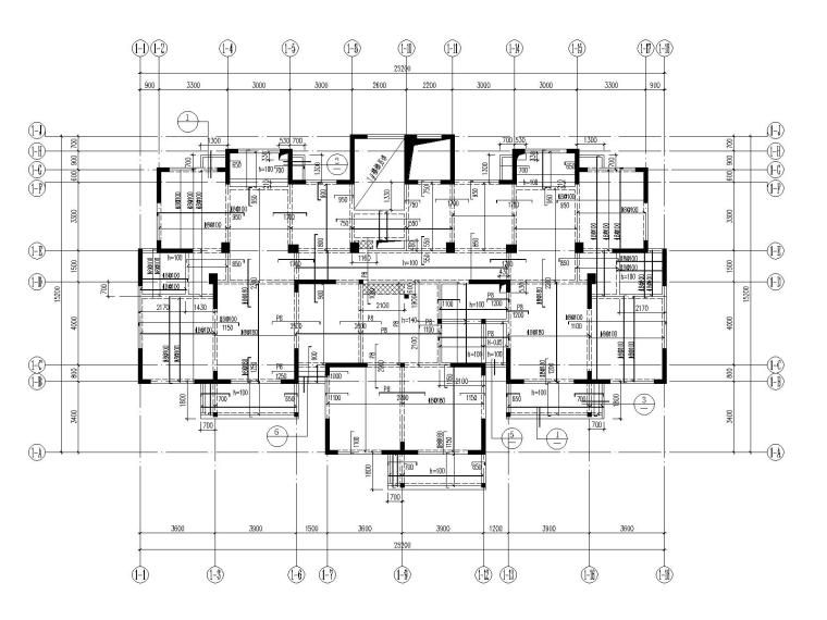 后浇剪力墙资料下载-[安徽]18层剪力墙结构住宅楼结构施工图