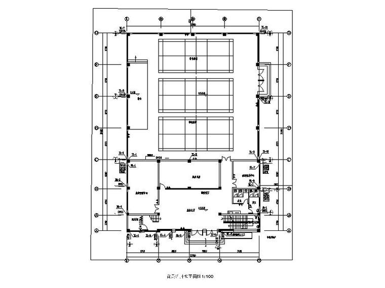 文体中心给排水消防设计图资料下载-村文体中心建设工程图纸给排水含招标文件