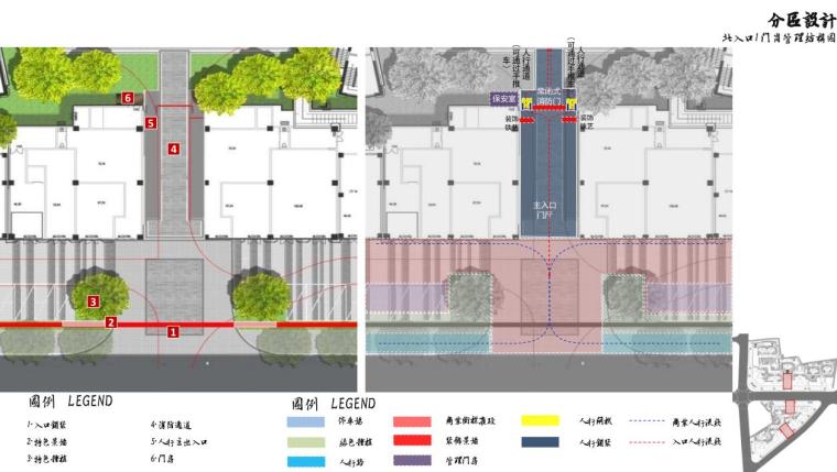 [海南]知名企业现代住宅景观方案深化设计-门岗管理结构图