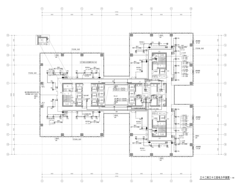 二层门诊楼施工图欧式资料下载-深圳超高层综合办公楼电气专业施工图