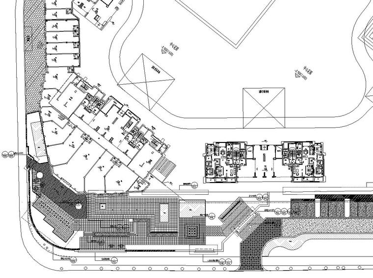 示范区建筑cad资料下载-[浙江]知名企业景观示范区CAD施工图全套