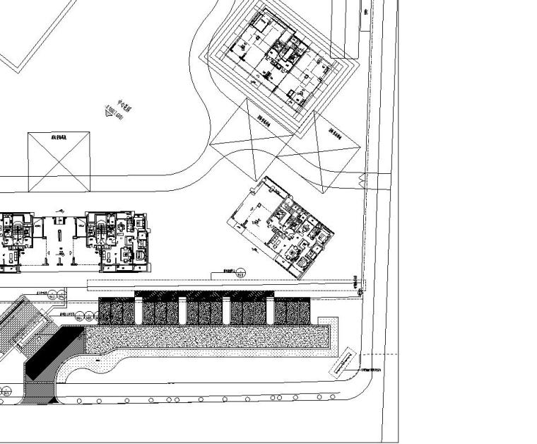 [浙江]知名企业景观示范区CAD施工图全套-总平面图1