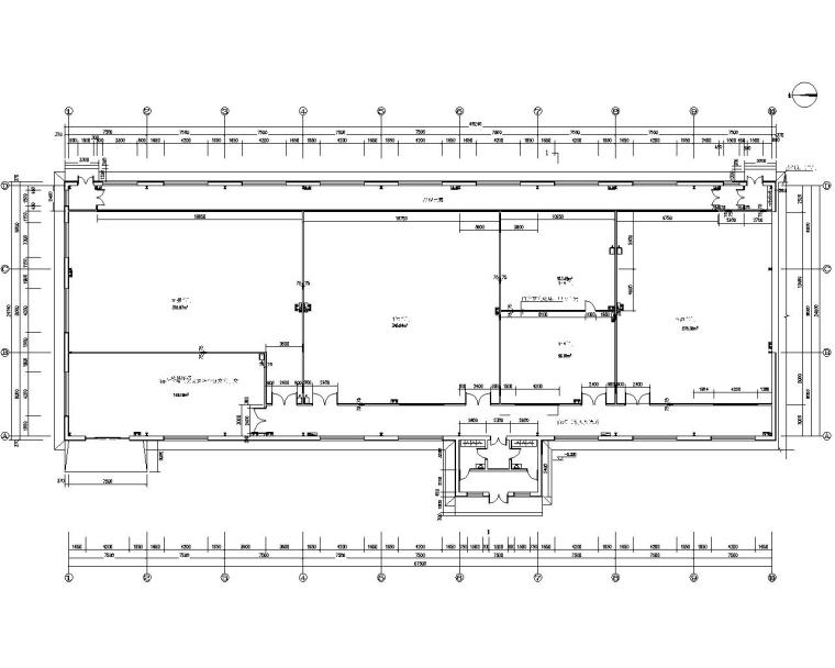 单层水暖电施工图资料下载-某轻钢厂房结构施工图（CAD含建筑水暖电）