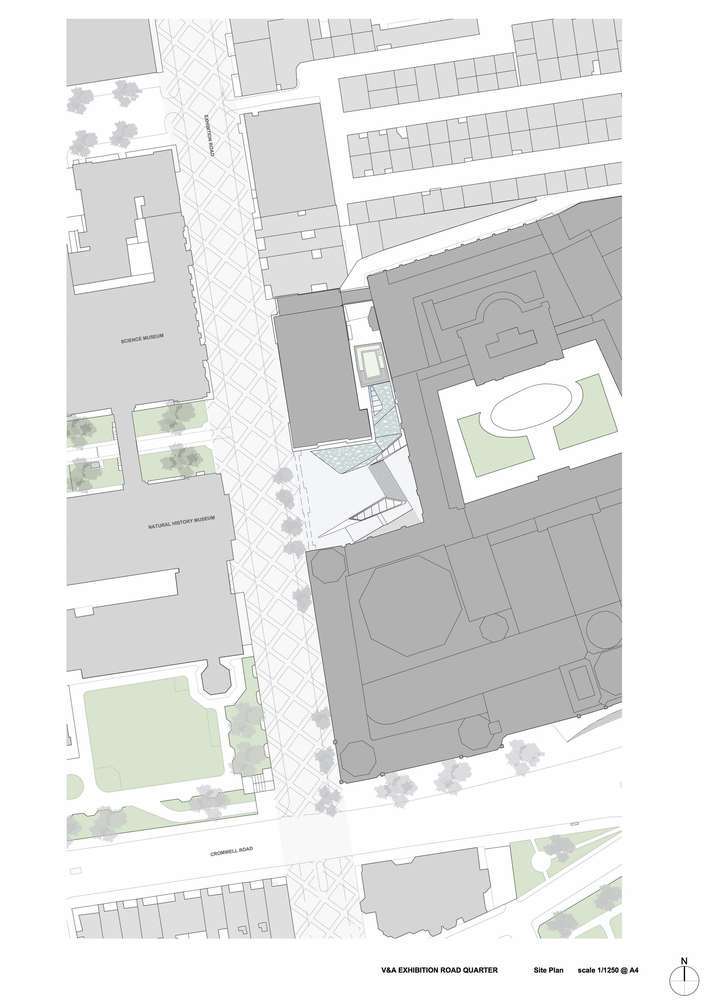 英国V&A博物馆-V_A_Exhibition_Road_Quarter_Site_Plan_1_1250_A4