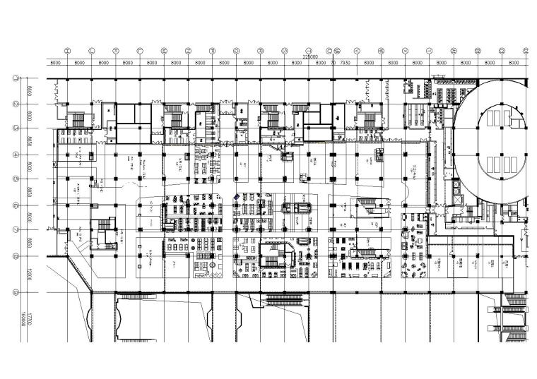 购物广场施工图2020资料下载-[广东]广州大型购物广场精品超市装修施工图