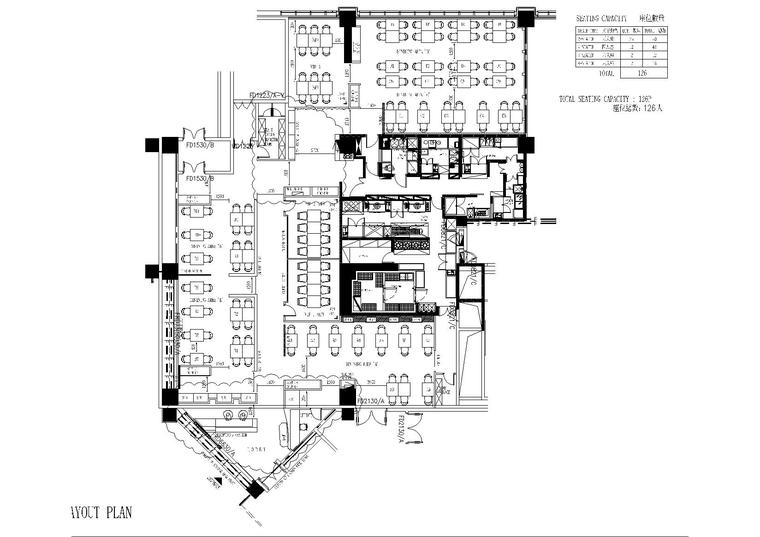 眼镜空间施工图纸资料下载-[江苏]苏州王品牛排餐饮空间施工图_效果图