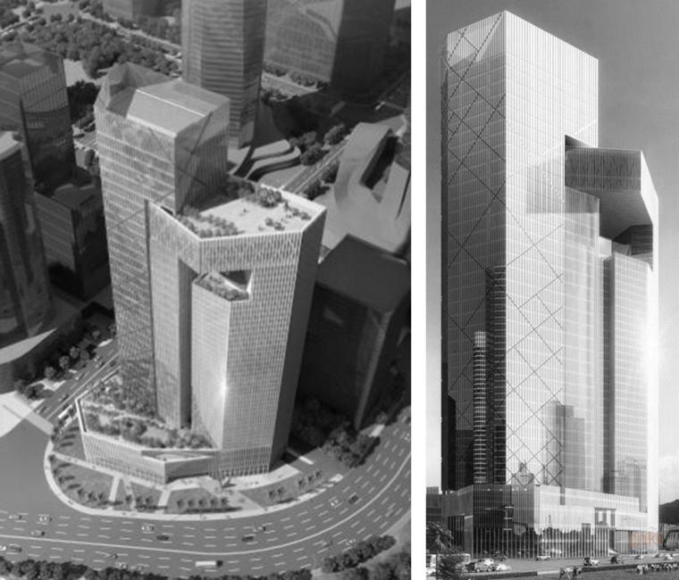 珠海水泥搅拌桩施工资料下载-珠海横琴国际交易广场复杂连体结构创新设计