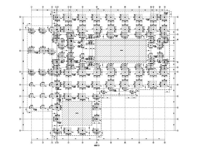 多层教学楼施工图免费资料下载-5层框架结构教学楼结构施工图(含水暖电建）