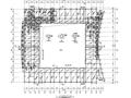 四层回字型框架教学楼结构施工图（CAD）