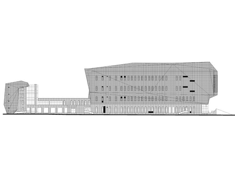 建筑面积两层博物馆cad资料下载-[内蒙古]鄂尔多斯尔多斯博物馆建筑施工图