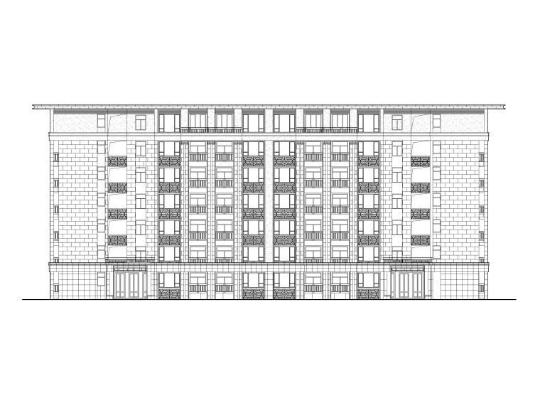 公寓全套方案资料下载-飞行公馆公寓建筑方案图CAD_首都航空