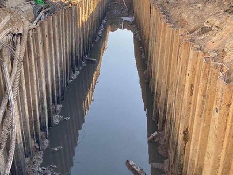 深沟槽支护开挖施工方案资料下载-排水工程基坑开挖支护施工方案