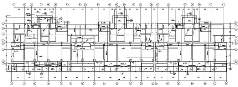 8层小区住宅资料下载-某八层底框剪力墙结构住宅施工图（CAD）