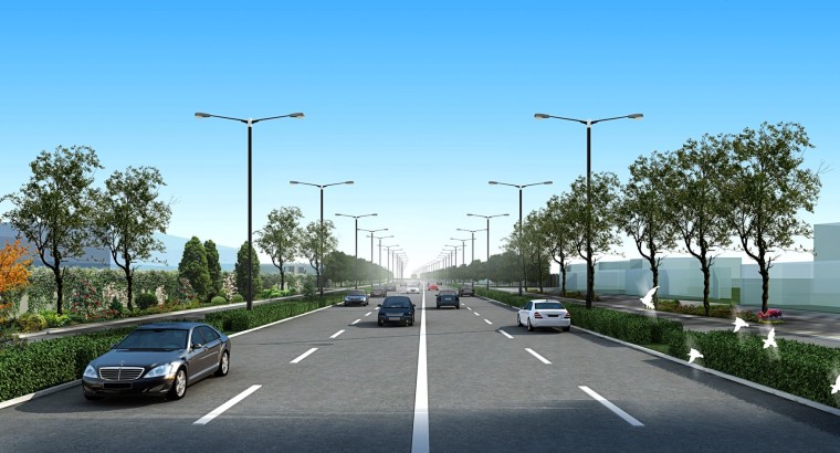 景观商业道路资料下载-道路照明系统及景观概念方案设计