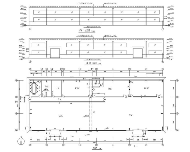 18米单跨钢结构檩条资料下载-18米单跨轻钢厂房结构施工图（CAD）