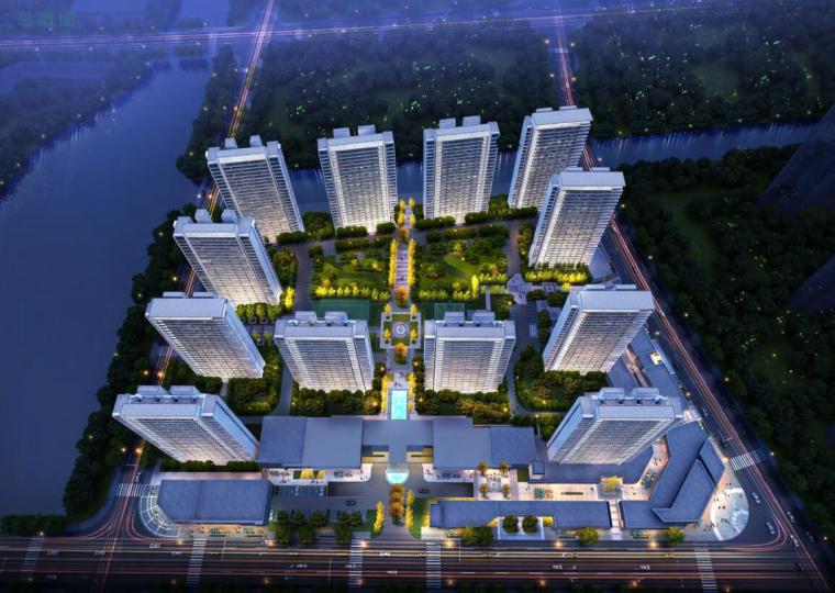 现代风格案例方案资料下载-[上海]闵行现代风格高层租赁房建筑方案