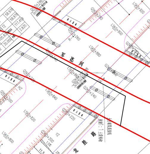 河道土方回填与围堰施工方案.-东侧施工平面图