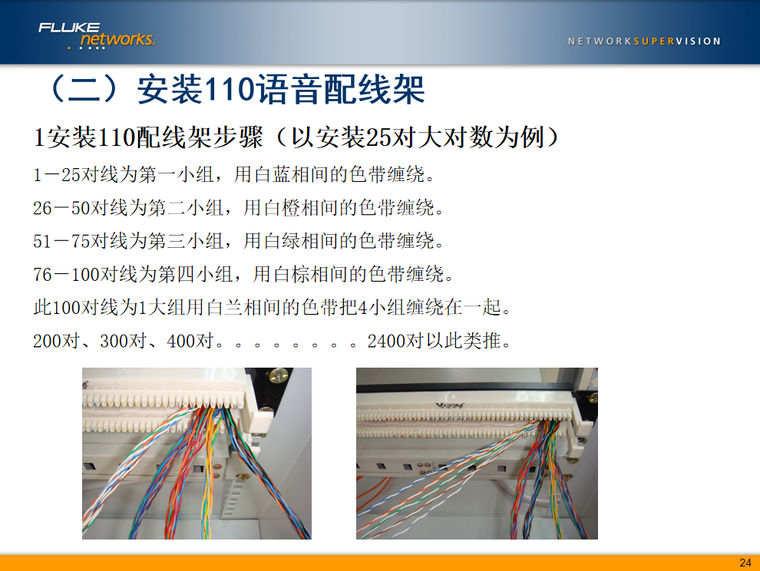 免费综合布线施工方案资料下载-综合布线系统的设计施工测试验收和维护培训