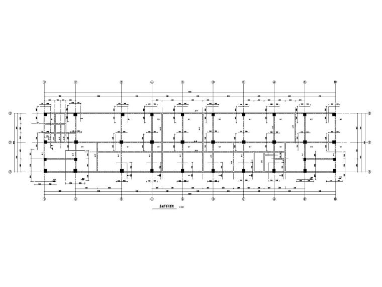 框架6层矩形教学楼建筑图资料下载-[学士]6层框架结构教学楼结构施工图2017