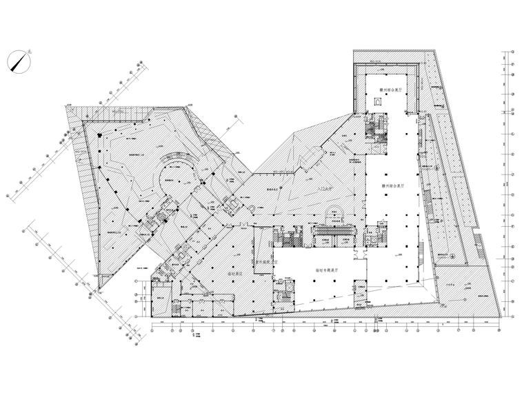 博物馆展厅精装施工图资料下载-[江西]三层博物馆展厅室内装修设计施工图