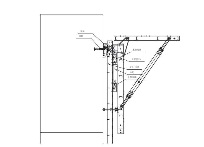 液压爬模施工专项方案资料下载-高速公路大桥索塔塔柱施工液压爬模设计
