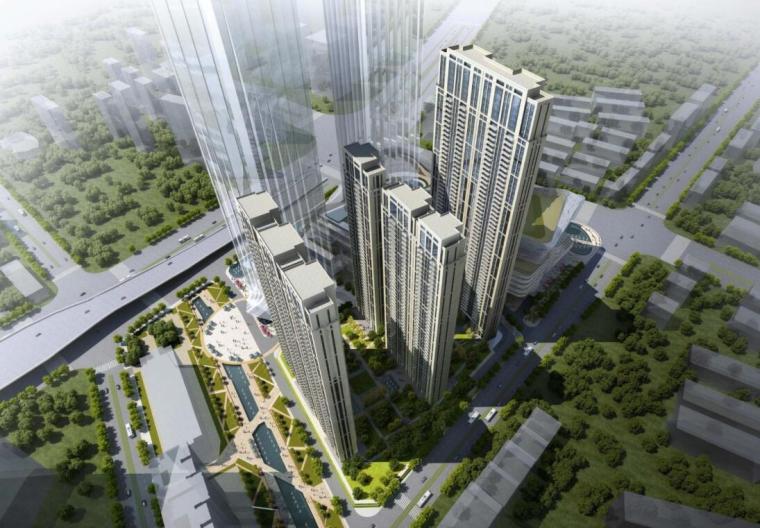 中式乡村建筑方案设计资料下载-知名企业现代风超高层住宅建筑方案设计