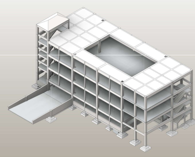 revit教学楼建模资料下载-Revit建模基础教程配套实训图纸(结构+建筑)