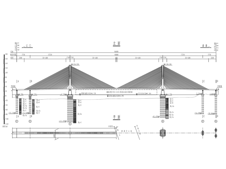 钢筋混凝土结构域资料下载-[广东]钢筋混凝土结构特大斜拉桥结构施工图