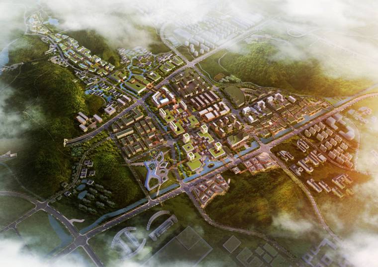 工业小镇景观设计资料下载-[浙江]杭州特色小镇景观设计方案