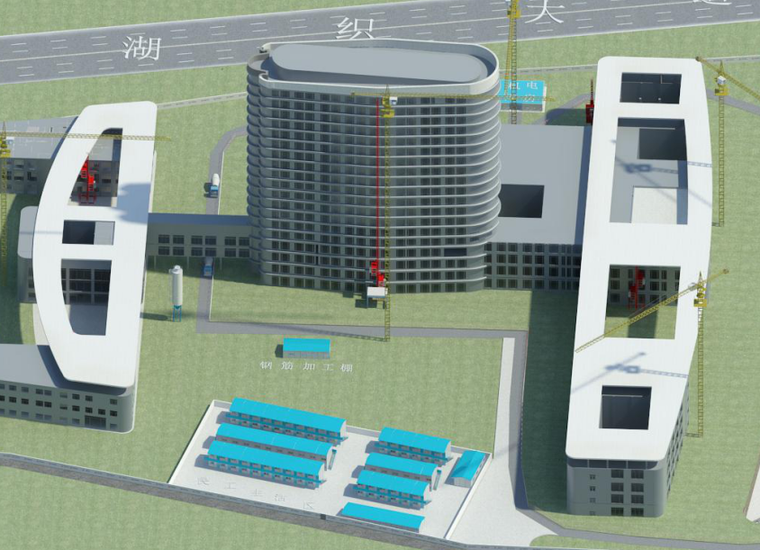 医院建筑汇报方案文本资料下载-知名企业湖州医院项目BIM应用成果汇报