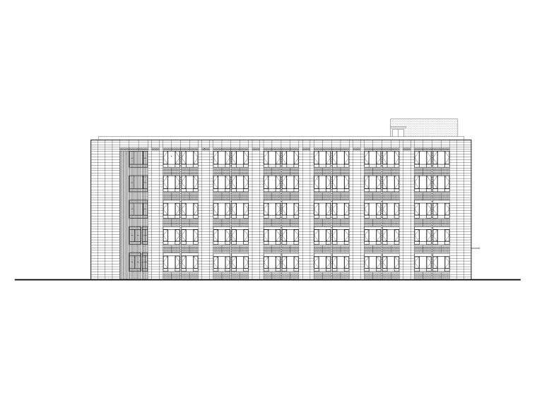 医疗建筑施工图CAD资料下载-医疗中心体检办公楼建筑施工图