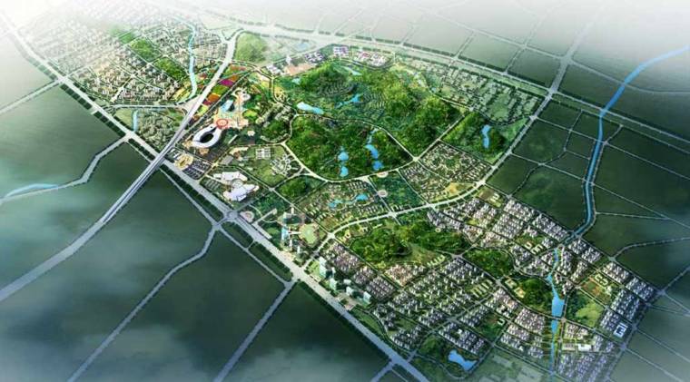 广东道路绿地景观设计资料下载-[广东]广州体育中心周边地区景观设计方案